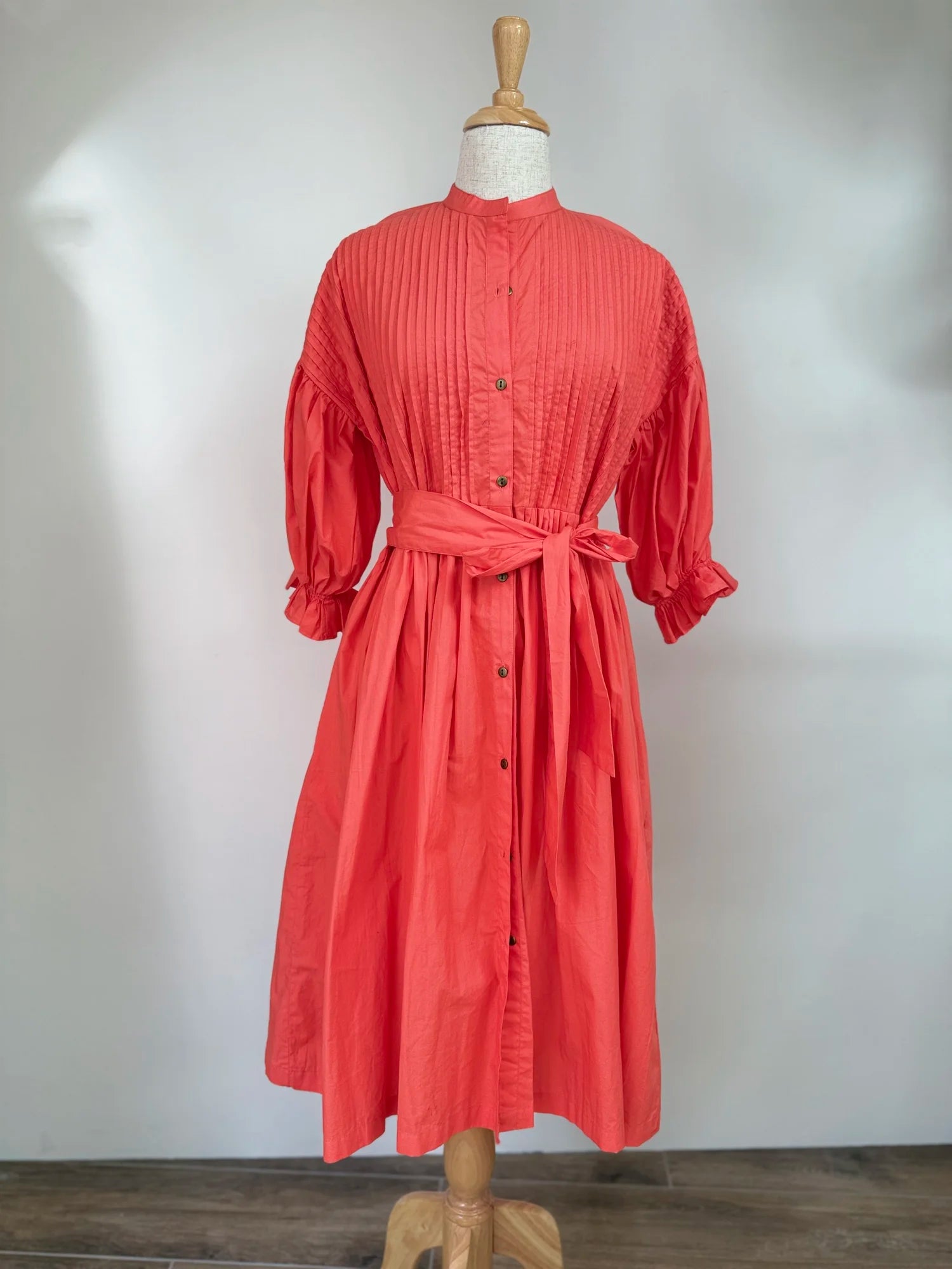 Coral Poplin