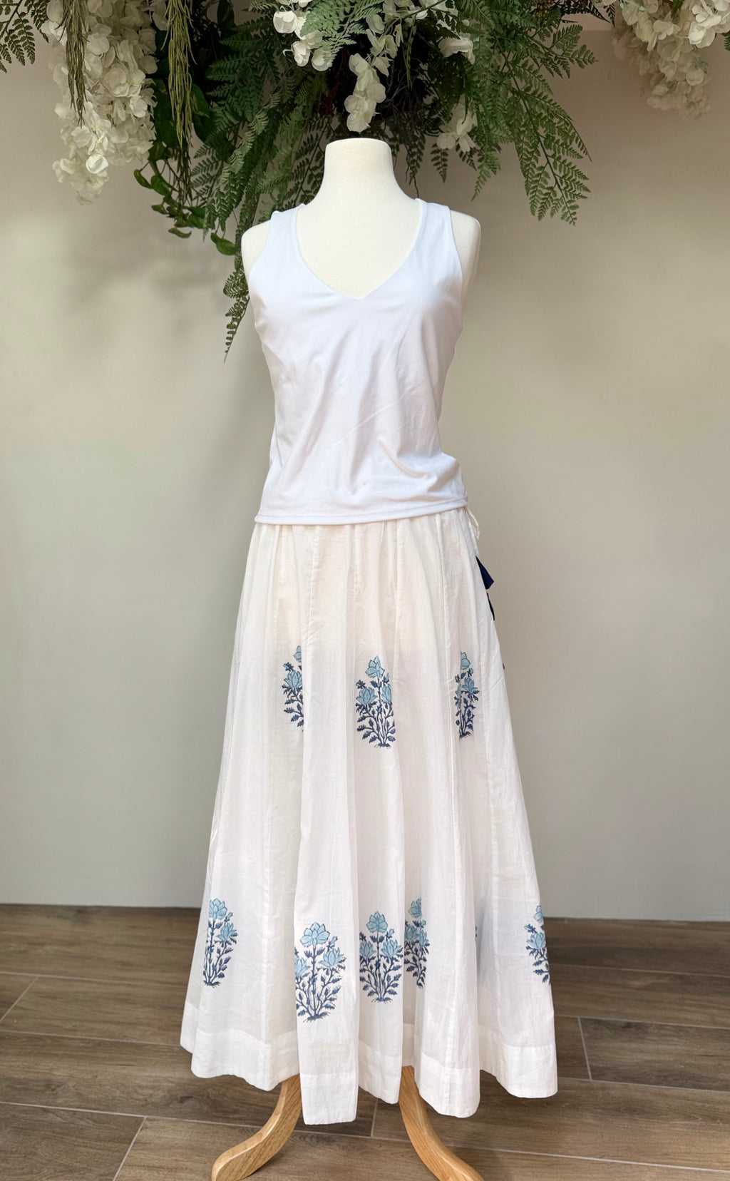 Blue Dhara Skirt