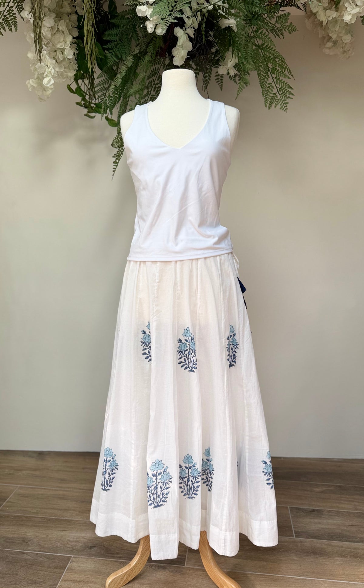 Blue Dhara Skirt