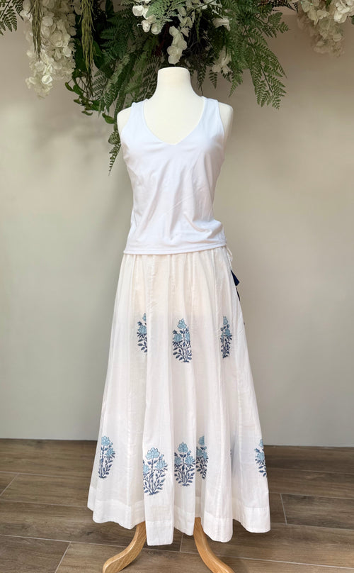 Blue Dhara Skirt