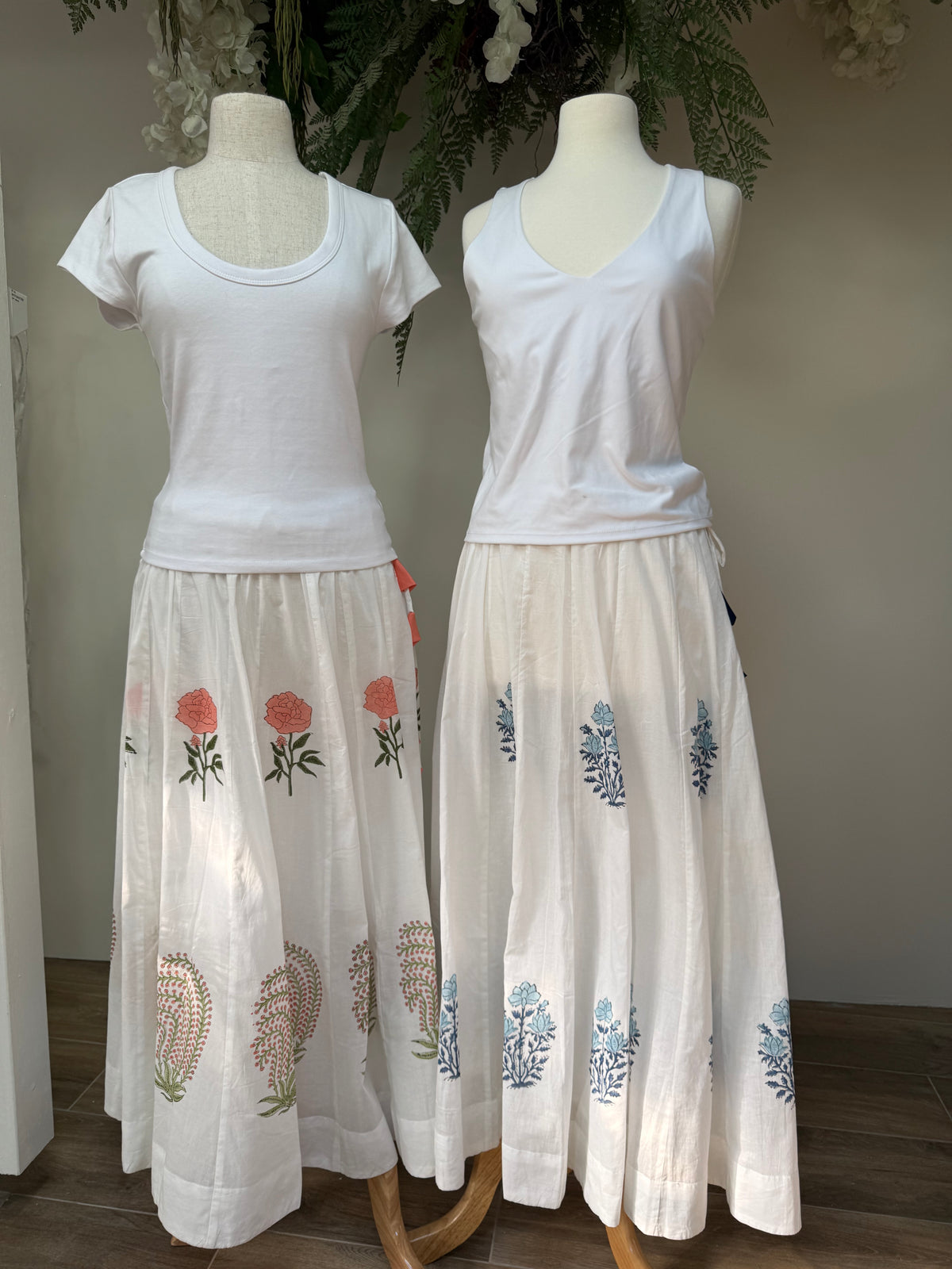 Blue Dhara Skirt