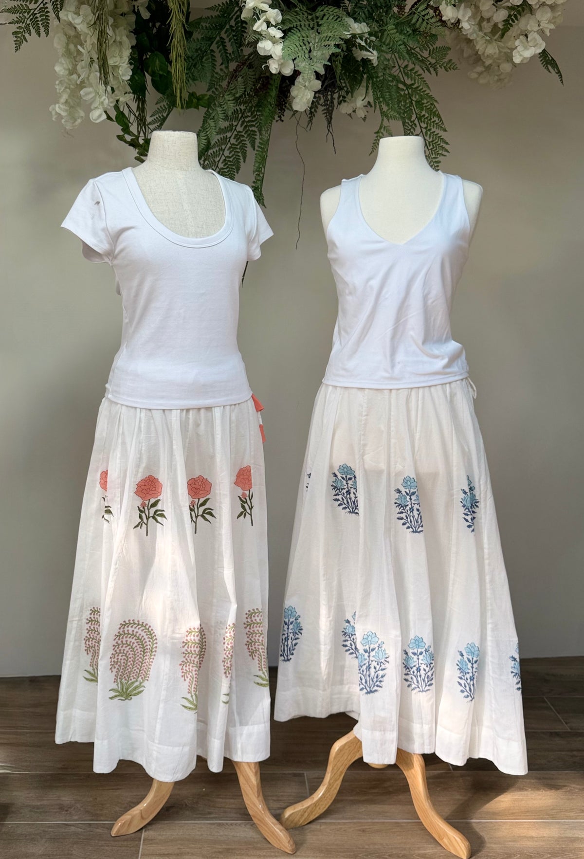Blue Dhara Skirt