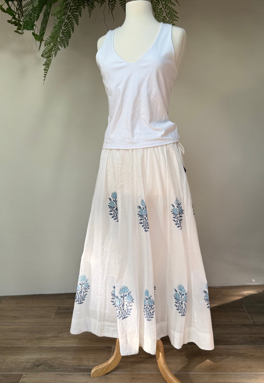 Blue Dhara Skirt