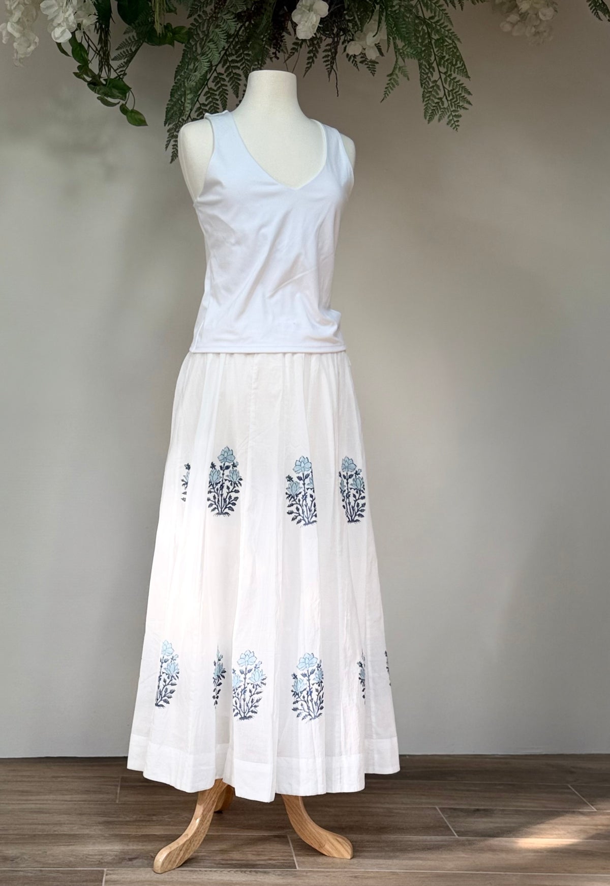 Blue Dhara Skirt