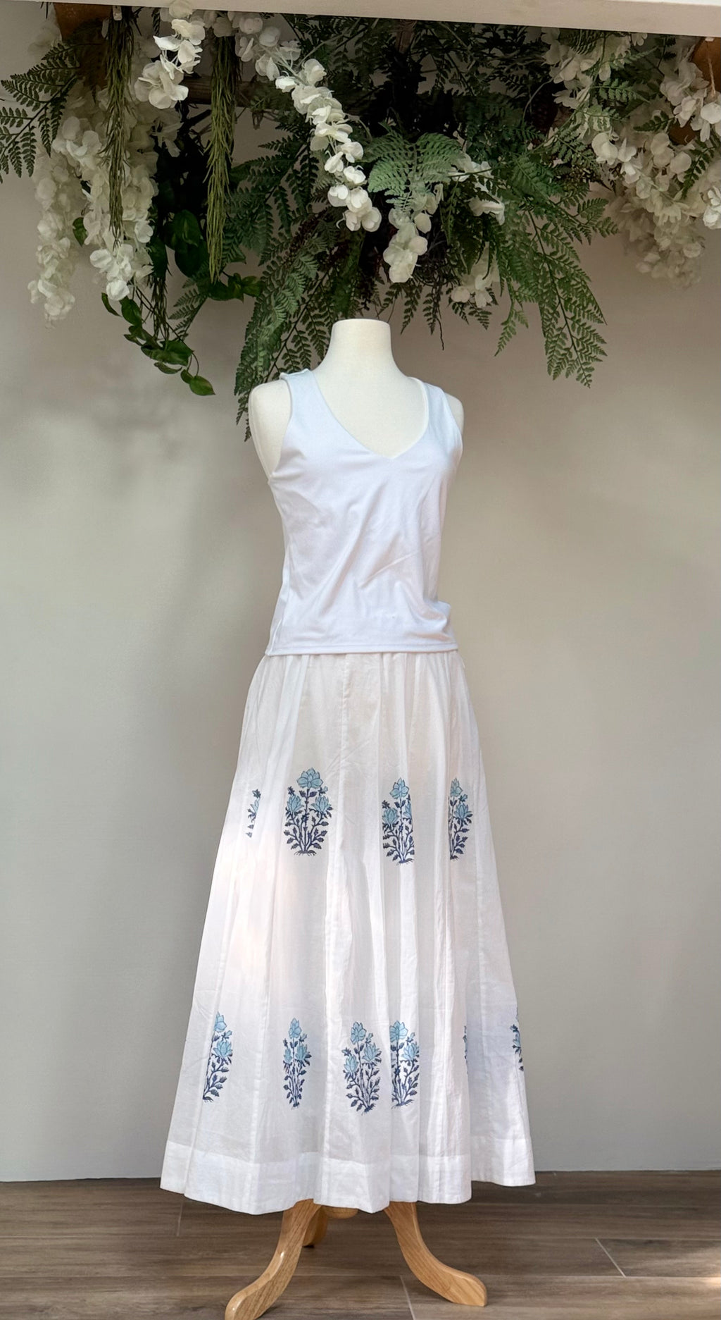 Blue Dhara Skirt