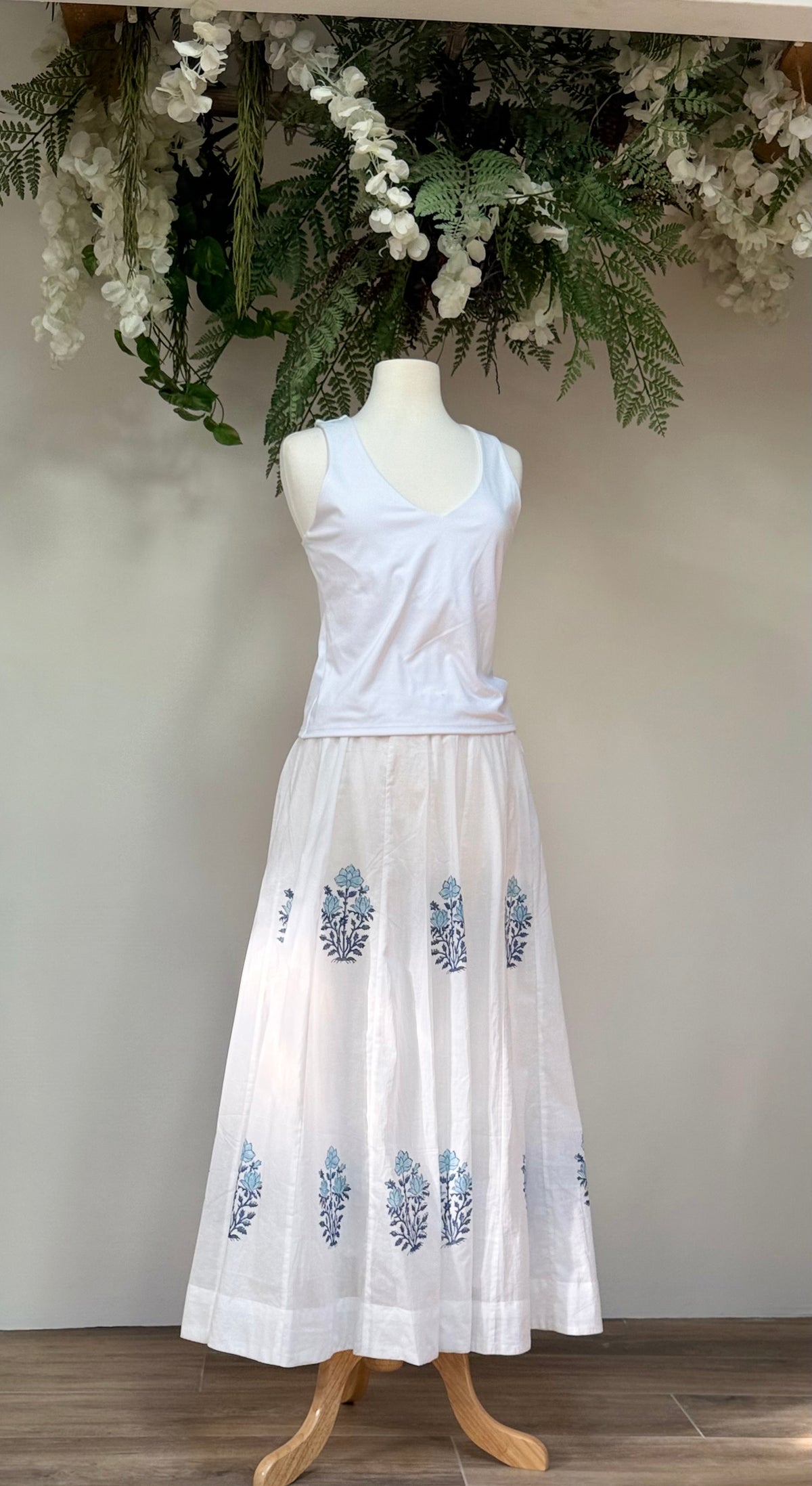 Blue Dhara Skirt