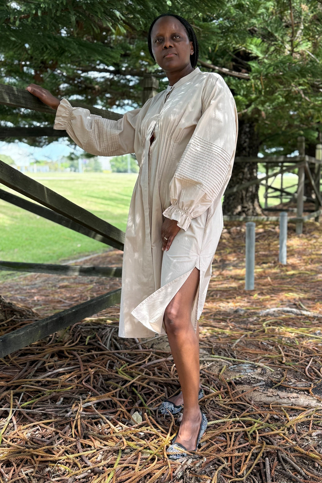 Sandra cotton dress full length